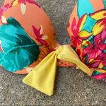 Aerie  Bridget Halter Orange Tropical Bikini Bra Top Sz 34C Photo 2