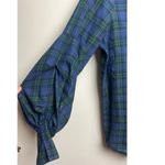 Greyson Puff Sleeve Button Down Shirt Women's Sz. M Green Size M Photo 1