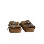 Marc Fisher LTD Sayge Open Toe Suede Slip-on Casual Sandals Size 6 in Cognac Photo 4