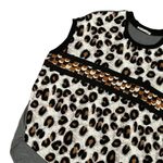 ZARA Dolman Sleeve Women Lightweight Leopard Blouse Top SZ Small Photo 8