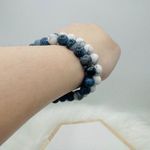 Duo Marble Ceramic Beaded Bracelet Photo 5