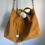 Fiori‎ Italian Leather Hobo Bag Woven Convertible Shoulder Bag Large Brown Photo 1