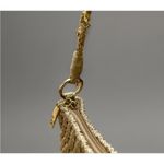 The Sak Original Crochet Knit Purse Gold Woman's Shoulder Bag Handbag metallic Photo 6