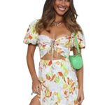 Hello Molly TROPICAL GETAWAY DRESS YELLOW SIZE SMALL NWT Photo 2