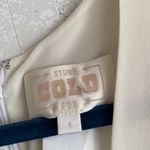 Stone Cold Fox  Cream Silky Lace Bohemian Bell Sleeve Dress Photo 3