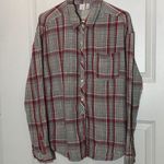 BP  Red/Gray Plaid  Shirt Button Up Large Photo 0