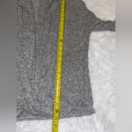 Gibson  heather Gray Knit Wrap Top sweater shirt woman’s medium Photo 5