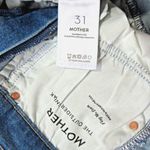 NWT Mother The Outsider Sneak in Flag Me Down Stretch Bootcut Jeans 31 Blue Photo 4