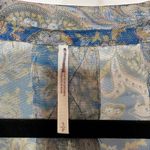 Free People  Paisley Long Sleeve Sheer Top Women's Size Small Photo 2