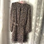 1. State mini ruffles dress, with belt, size medium Photo 6