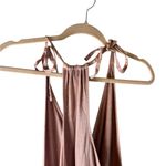 Free People Bare With Me Linen Blend Jumpsuit Blush Pink XS Photo 6