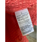 Old Navy  Smocked Top Cotton 100% Cottagecore Summer Bright Coral Coastal Beach Photo 4