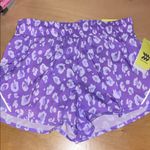 All In Motion B6 New Women’s  Purple Leopard Athletic Shorts Mid Rise Size Xs Photo 1