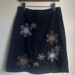 Rafaella  Floral Embroidered Skirt Photo 0