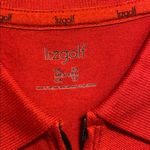 Liz Gold Collared Golf Polo Short Sleeve Red Size XS Photo 10