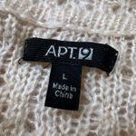 Apt. 9 Y2K  Womens Cowl Neck Open Knit Sweater Pullover Slouch Fit Pink Gold Large Photo 7