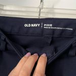 Old Navy Navy Blue Cropped Pixie Pants Photo 2