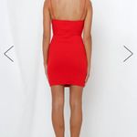 Hello Molly Red Cocktail Dress Photo 1