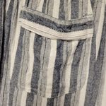 Per Se Striped Linen Blend Pants Womens Coastal Grandma Resort Beachy Pull On Size M Photo 4