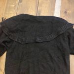 Work in Progress Gladys‎ Bagley silk wool angora blend sweater vintage L new Black Size L Photo 2