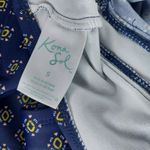 Kona Sol  Keyhole Navy Blue Patterned Tankini Photo 7