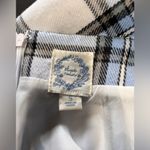 Blue Rain  Plaid Fleece Button Lined Mini Skirt Y2K Women’s Sz S EUC Photo 4