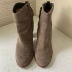 Joie  Suede Ankle Bootie Taupe 7.5 US Photo 2