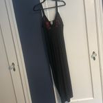 In Bloom by Jonquil xl nightgown fulll stretchy long adjustable strap velvet Black Photo 2