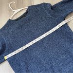 Massimo Dutti  Extrafine Cotton Crewneck Sweater Blue (Small) preppy classic Photo 2