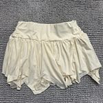 Cream Mini Skirt White Photo 0