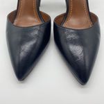 Coach Women's 10 Black Wynne Ankle Strap D'orsay Pump Heels Cone Heel Point Toe Photo 11