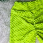 Neon yellow bright famous tik tok biker shorts S/M Yellow Photo 6
