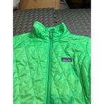 Patagonia Nano Puff Quilted Insulated Jacket Lime Green Women's Small Primaloft Photo 4