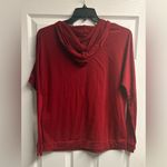 “Baby It’s Cold Outside” Lightweight Christmas Hoodie Size Large Red Photo 2