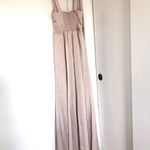 Reformation Hollyhock Champagne Satin Gown Photo 9
