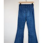 We The Free  People Women Jeans Blue Denim Jayde Flared Hi Rise Dark Wash Size 26 Photo 6