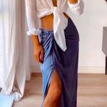 ZARA LAST 1🔥Blogger’s Fav|NWT Satin Knotted Dress Photo 0