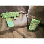 Ralph Lauren Lauren Velvet Pants Womens Large Black Whimsigoth Quiet Luxury Photo 2