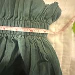 Highlight Sage Green Linen Paperbag Waist Cropped Wide Photo 6