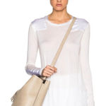 Rag and Bone Bright White Riley Long Sleeve Top XS New NWT Photo 0