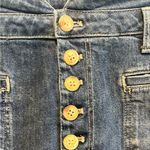 Pilcro and the Letterpress Utility High-Rise Slim Straight Button Fly Jeans Photo 2