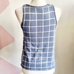Eddie Bauer Eddie‎ Bauer Blue Plaid Tank Top Cottagecore Y2K Preppy Summer Hiking Small Photo 1