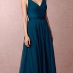 Anthropologie Hitherto Zaria Saphire Dress | 6 Blue Photo 0