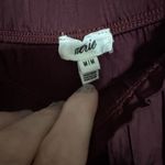 Aerie NWT size medium  Women's Burgundy Ruffle Skirt Photo 2