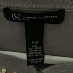 International concepts I.N.C. : Gray Cropped Cardigan- embroidered- size MP Photo 1
