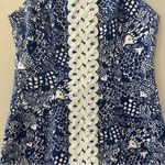 Lilly Pulitzer for Target Upstream Fish blue and white sleeveless shift 8 Photo 15