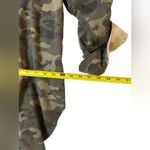 Thrill Jeans Distressed Camouflage Mesh Detail Jean Jacket | Size 2X Green Photo 7