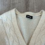 Tally Weijl Cardigan White faux Alpaca Wool like material Photo 1