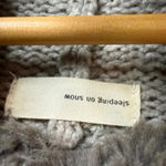 Anthro SLEEPING ON SNOW Gray Wool Yak Penny Lane L/S Cardigan Sweater Size Small Photo 1