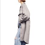 ZARA  LONG OVERSHIRT SHACKET JACKET COAT GRAY NEW Photo 3